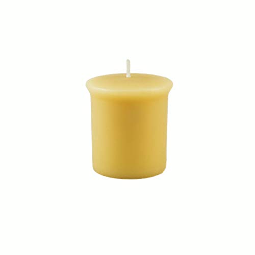 Beeswax Candles 100% Pure Handmade Votive Natural for Gift Home Décor | Non-Toxic Air Purifying Biodegradable | Slow Burning All Natural